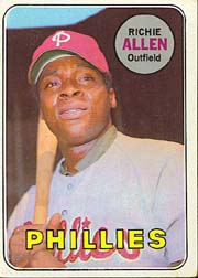 1969 Topps Baseball Cards      350     Richie Allen